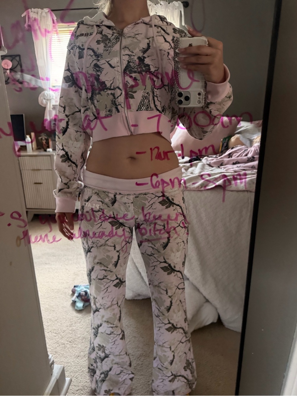 PLAYBOY Pink Camouflage Graphic Hoodie - Picture 5 of 5